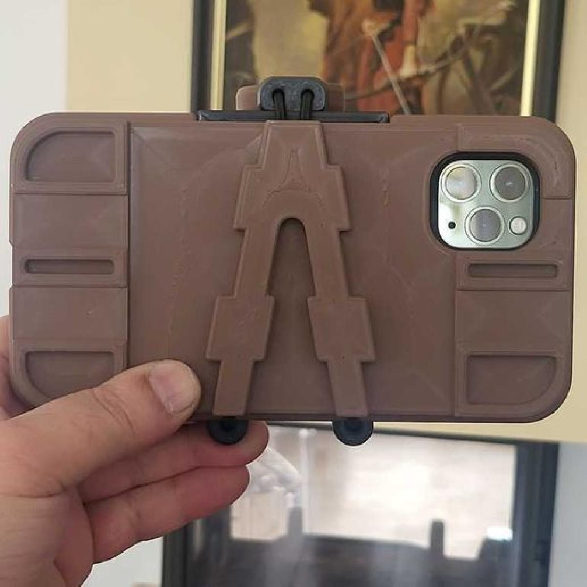 Holster MOLLE para telefone movel/camera corporal