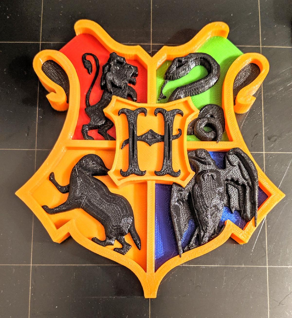 Hogwarts   Harry Potter multimaterial (Prusa mmu2)