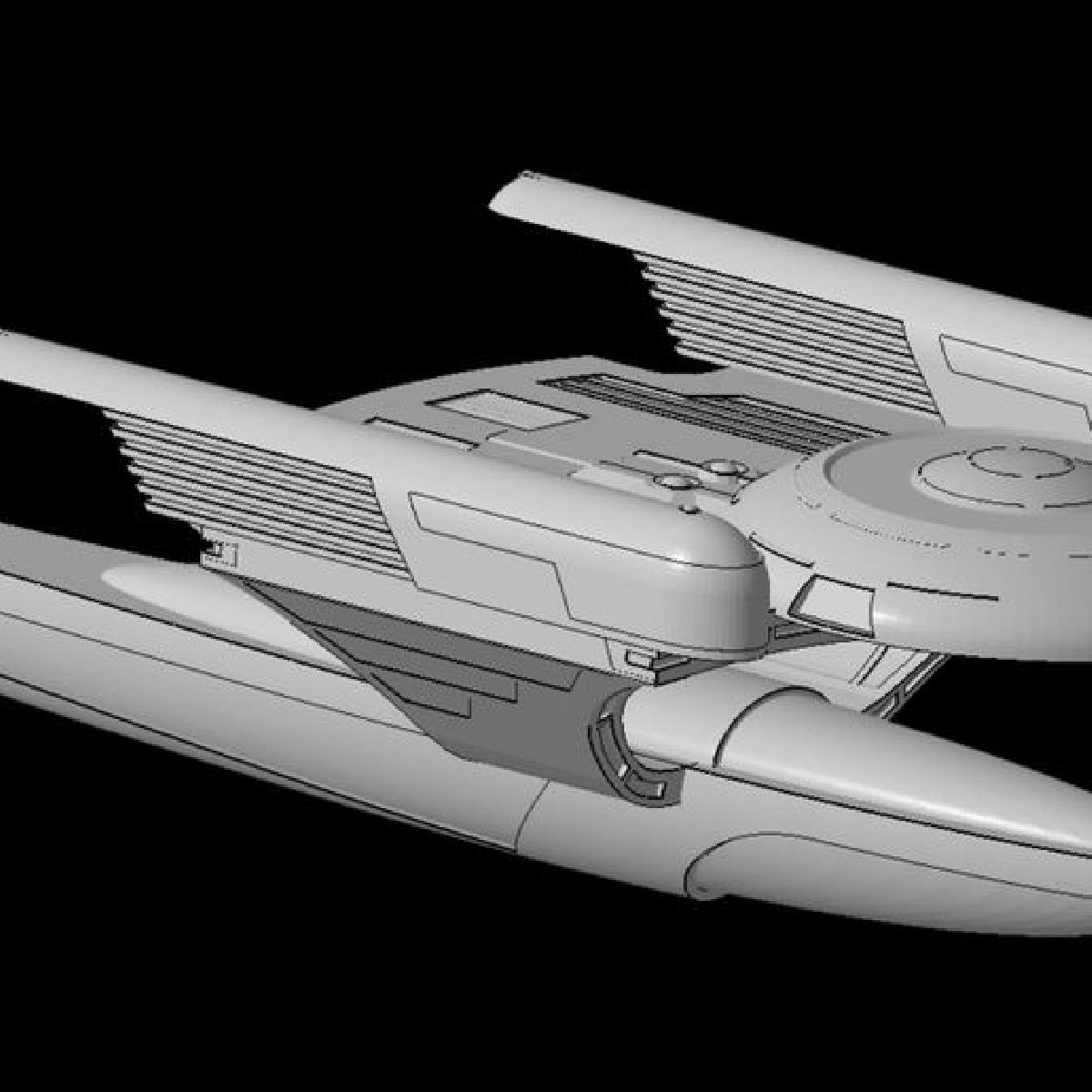 Classe Oberth e derivacoes fanon: expansao do kit de partes da nave estelar Star Trek #14