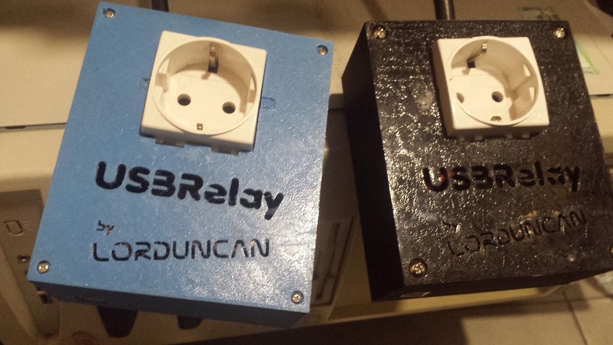 Caixa de reles por USB (economiza energia)