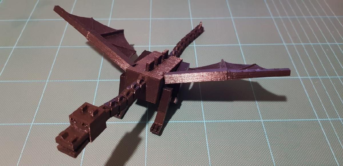 Dragao Ender articulado do Minecraft
