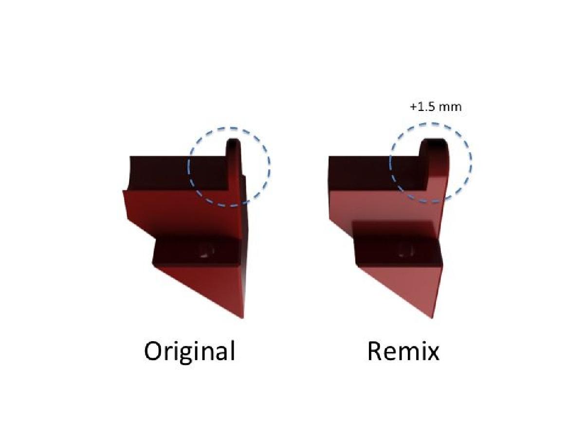 Remix noivas Carrocas Z(X) para hastes X de 270 mm.