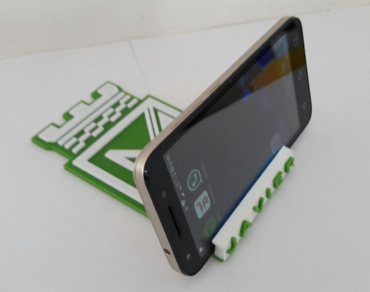 Suporte de celular com escudo do Atletico Nacional