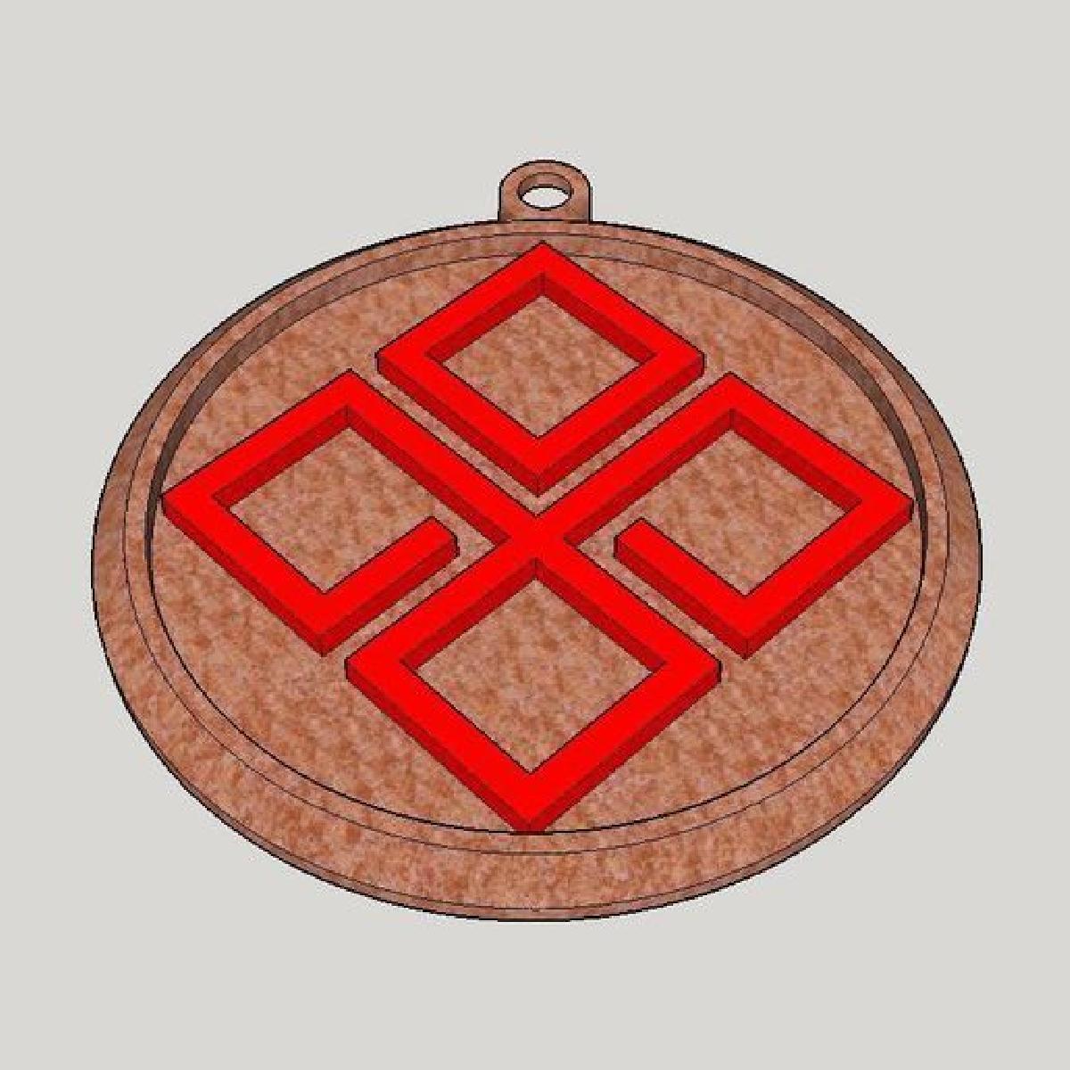 Amuleto da Divindade Eslava DajbogDažbog (ДаjбогДажбог)