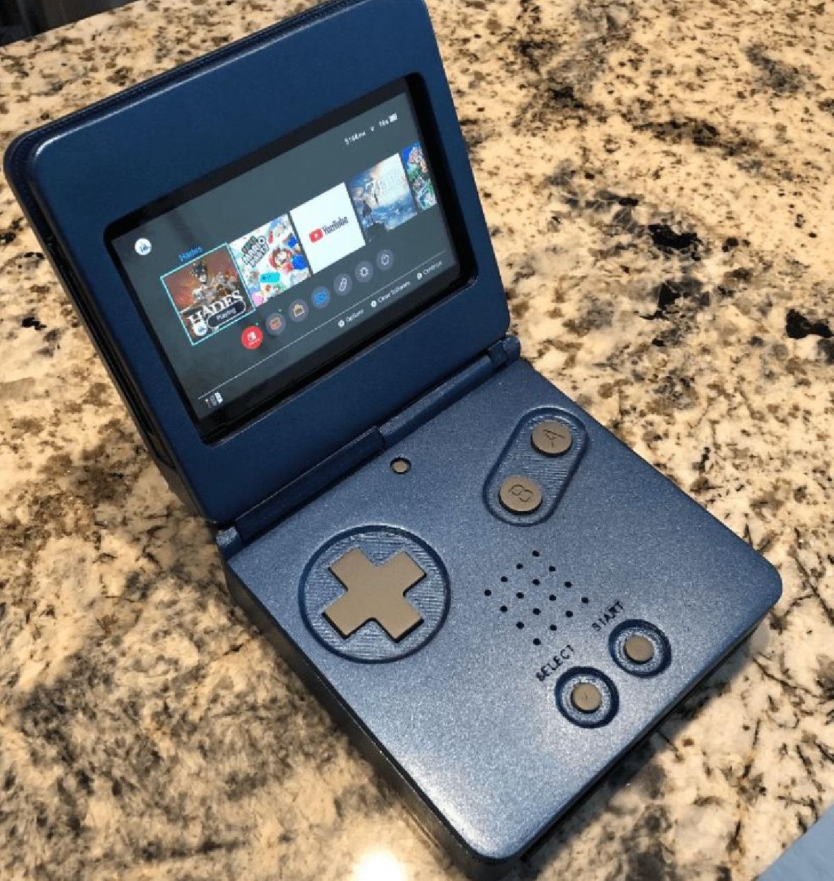 Dock do Nintendo Switch inspirado no GBA SP