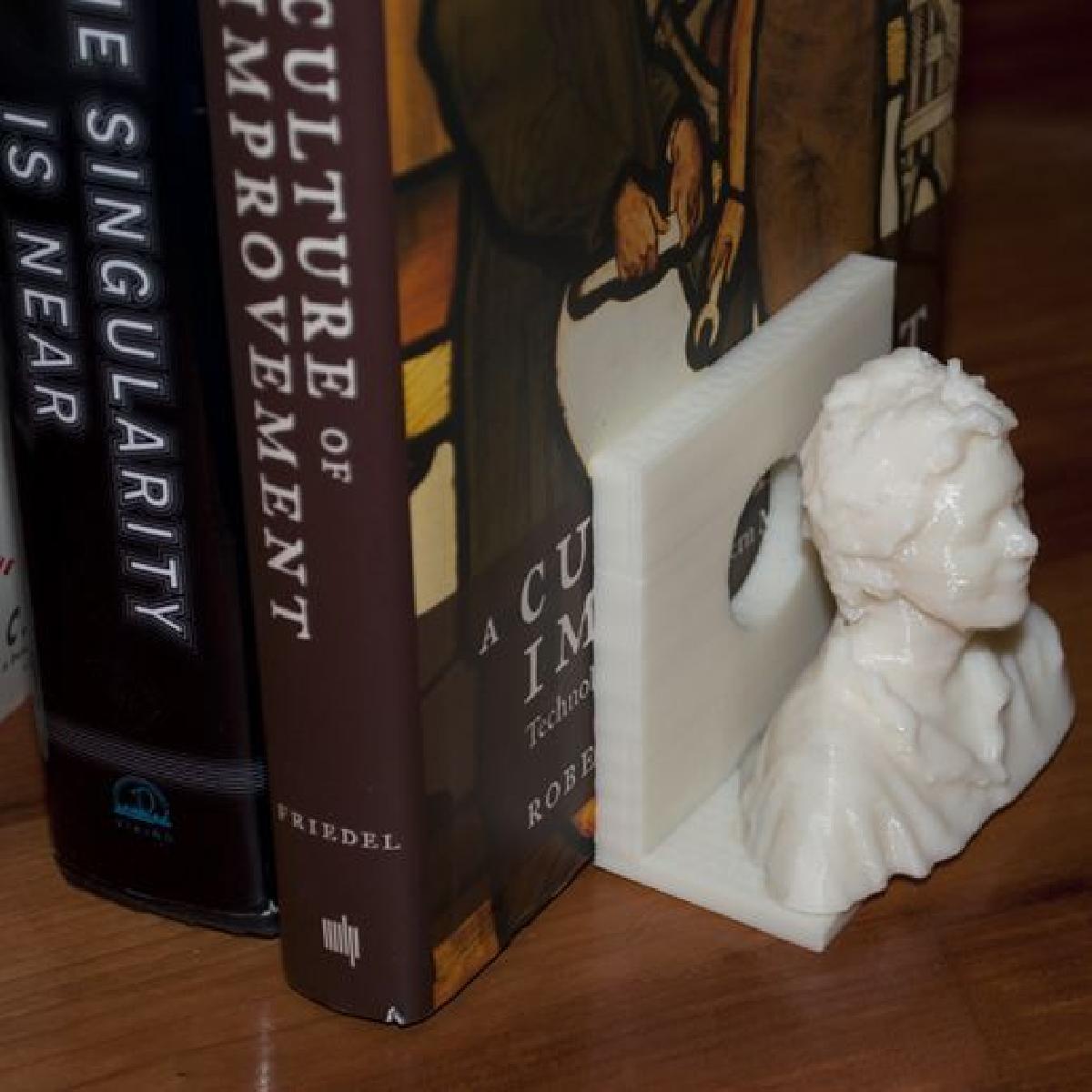 Bookends para Makerbot Busts.