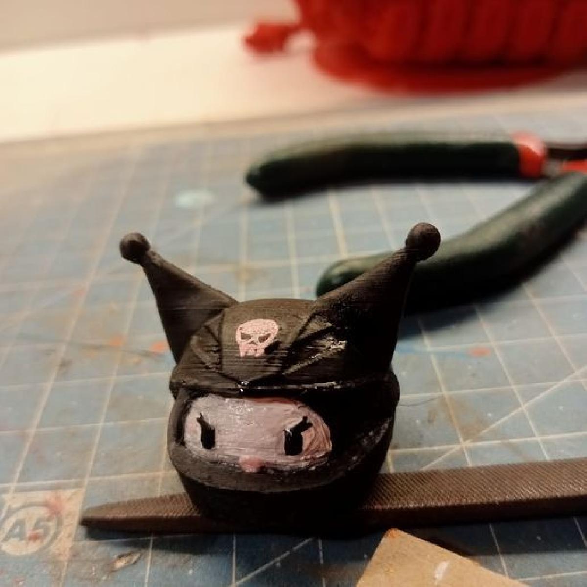 Chaveiro Kuromi Biker (Hello Kitty)