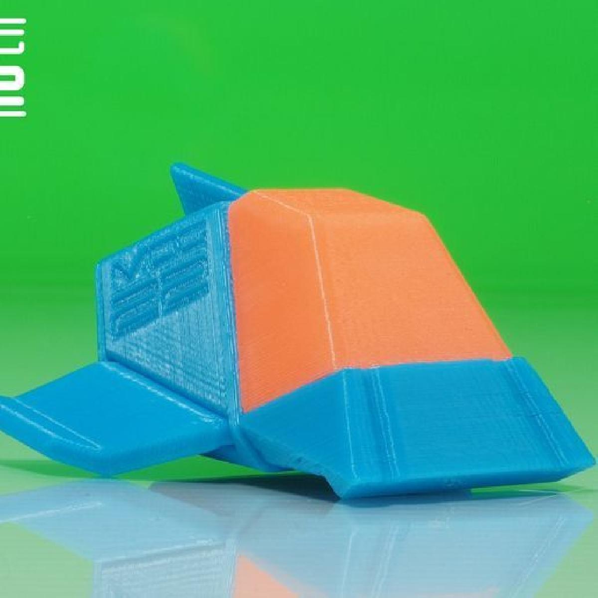 Brinquedo de espaconave de ficcao cientifica MDG22 No.6 (tamanho maior)   sem suportes   impressao facil