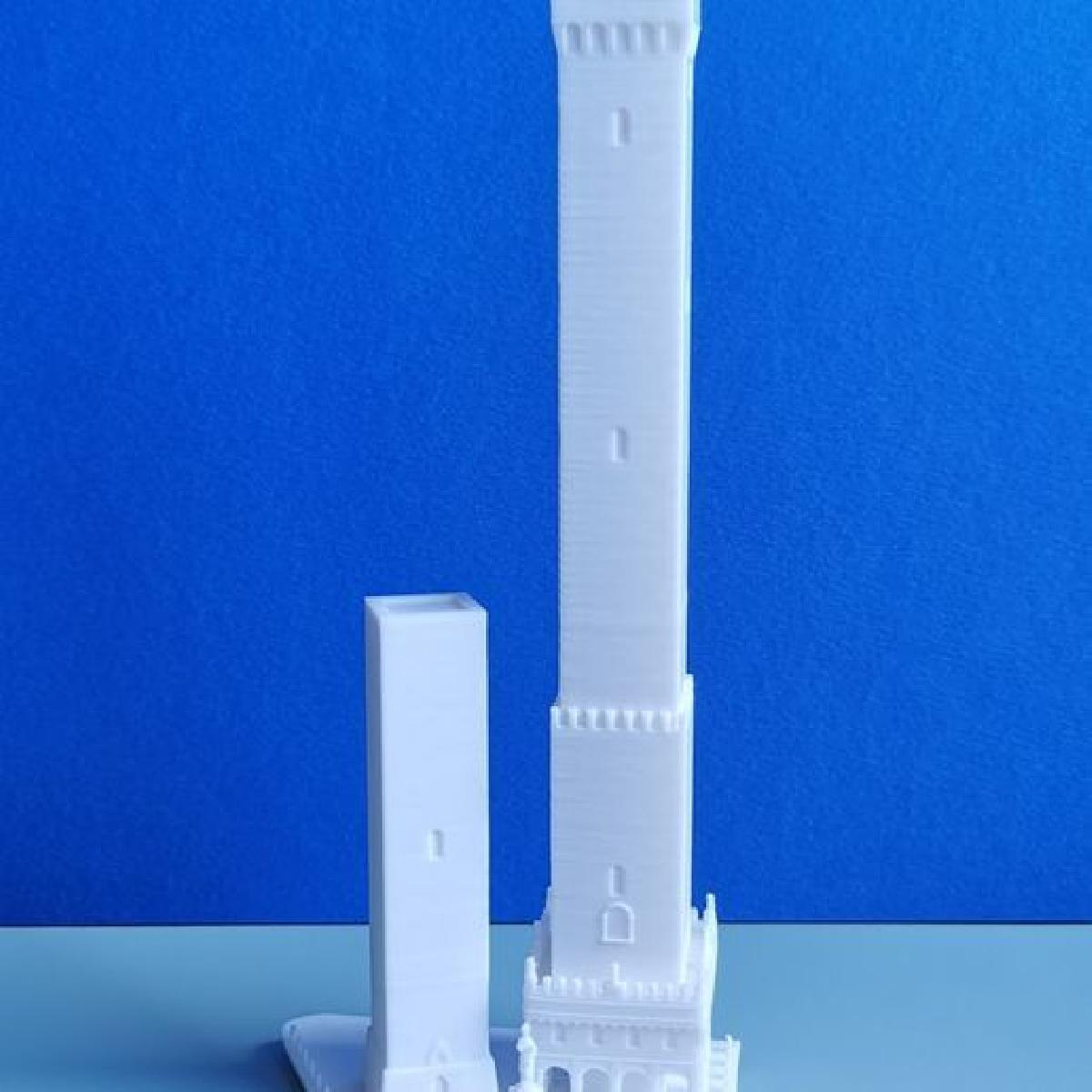 Duas torres de Bolonha (Italia)