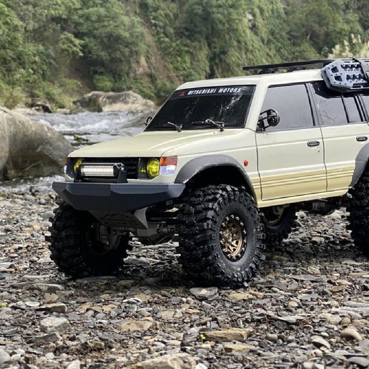 Bumper dianteiro do Rc Pajero estilo 2.