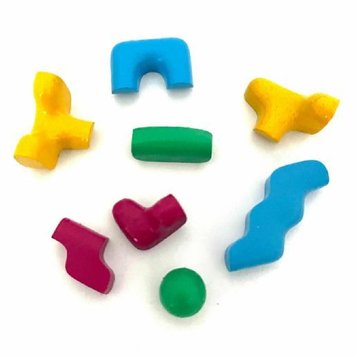 Brinquedo empilhavel estetico imprimivel em 3D   "Formas que Fazem Bem" | Brinquedo criativo para alivio do estresse no escritorio | Acessorio de mesa unico