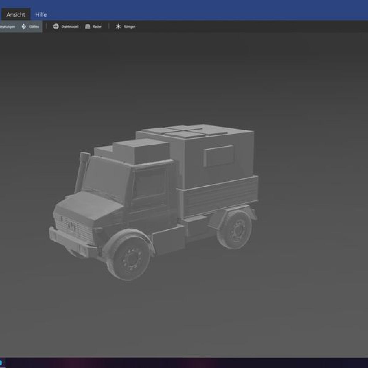 Unimog 1300 com abrigo