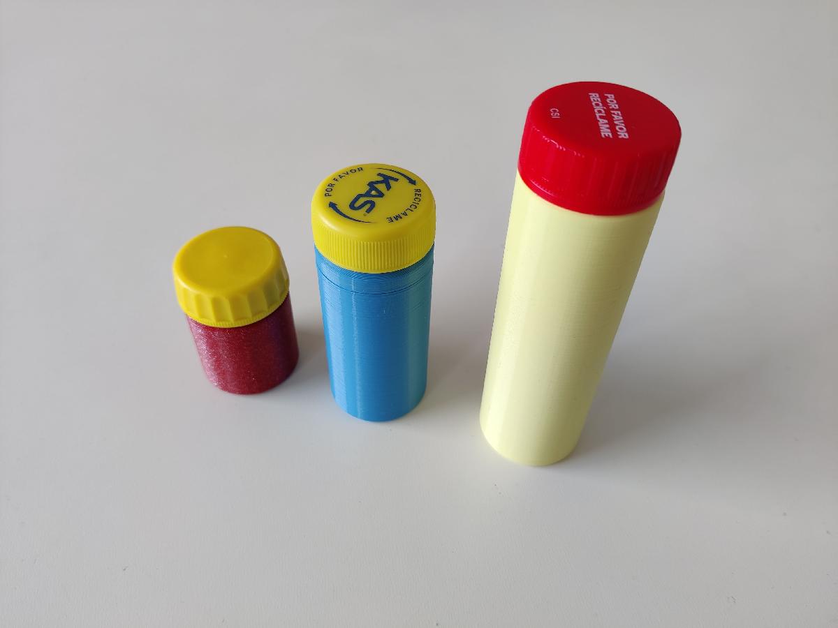 Botes com passo de rosca de 2,5 mm (em vez de 3,4)