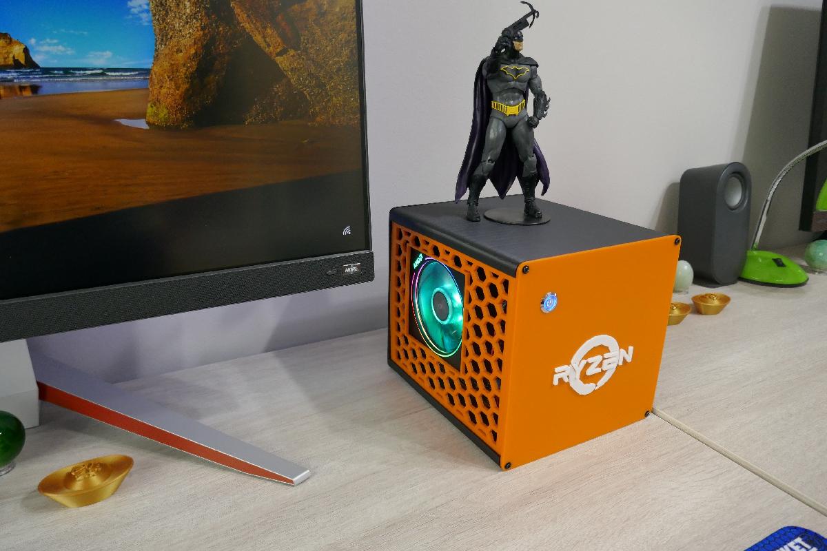 COMPUTADOR MINI ITX COOL PC RYZEN WINDOWS / ORDENADOR RYZEN VENTANA AMD WRAITH PRISM DE ESCRITORIO