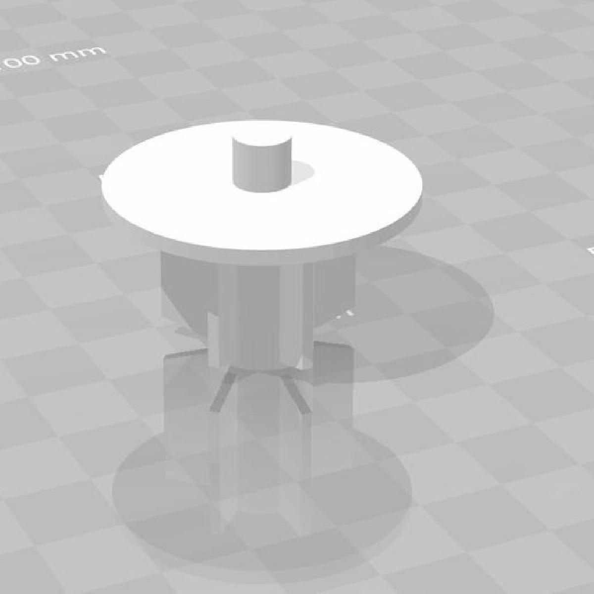 Tampa de extremidade para persianas