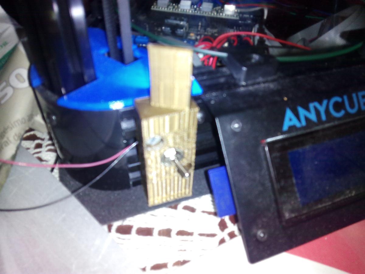 SUPORTE LAMPARITA LED USB PARA ANYCUBIC KOSSEL PULLEY