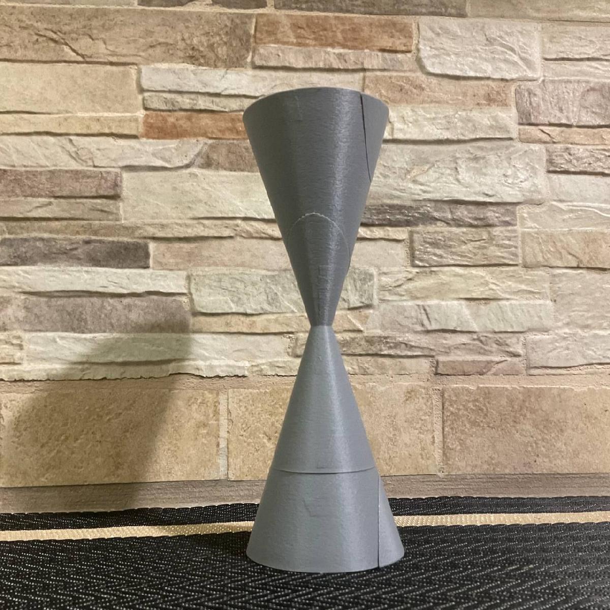 Segmentos de um cone