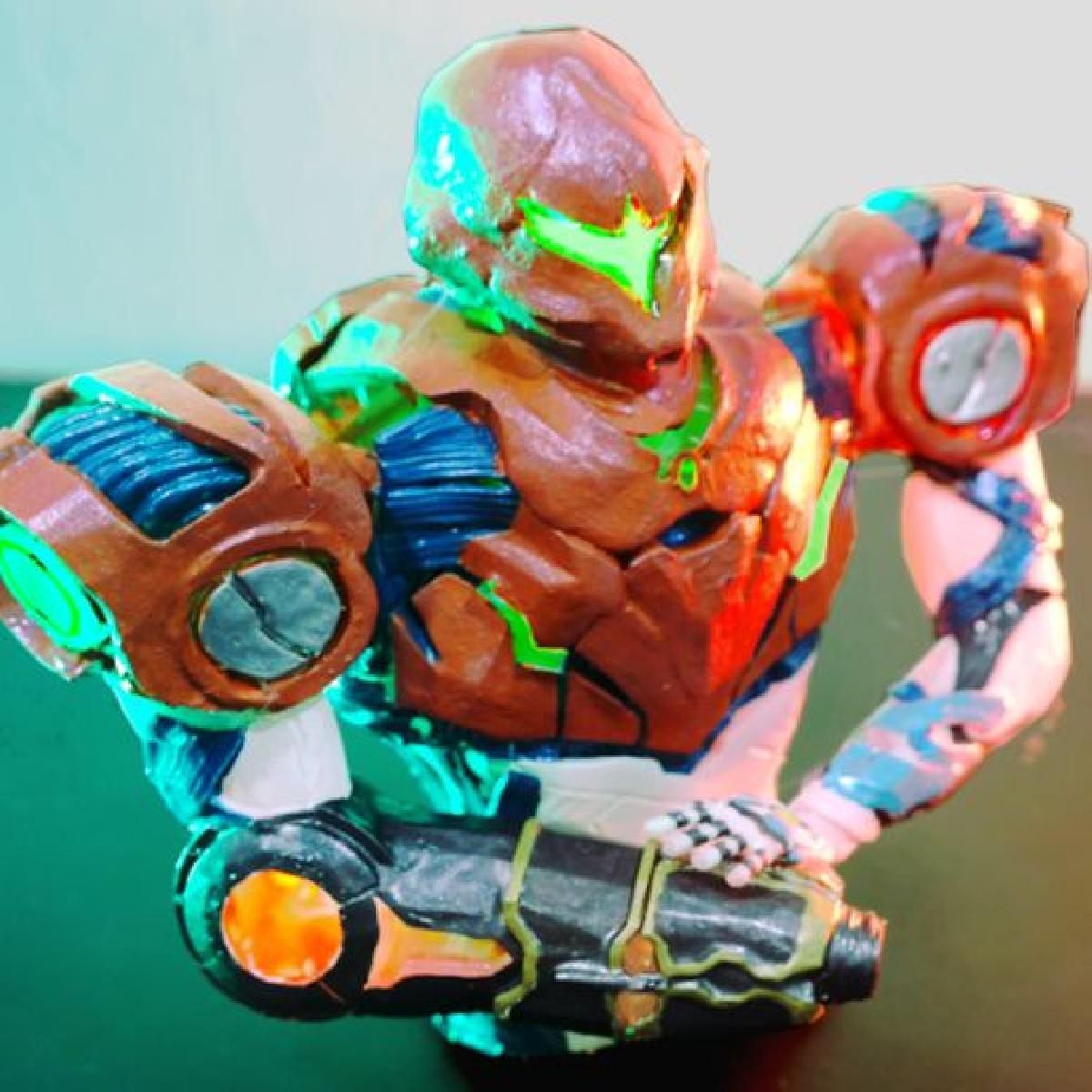Metroid Dread Armadura Busto