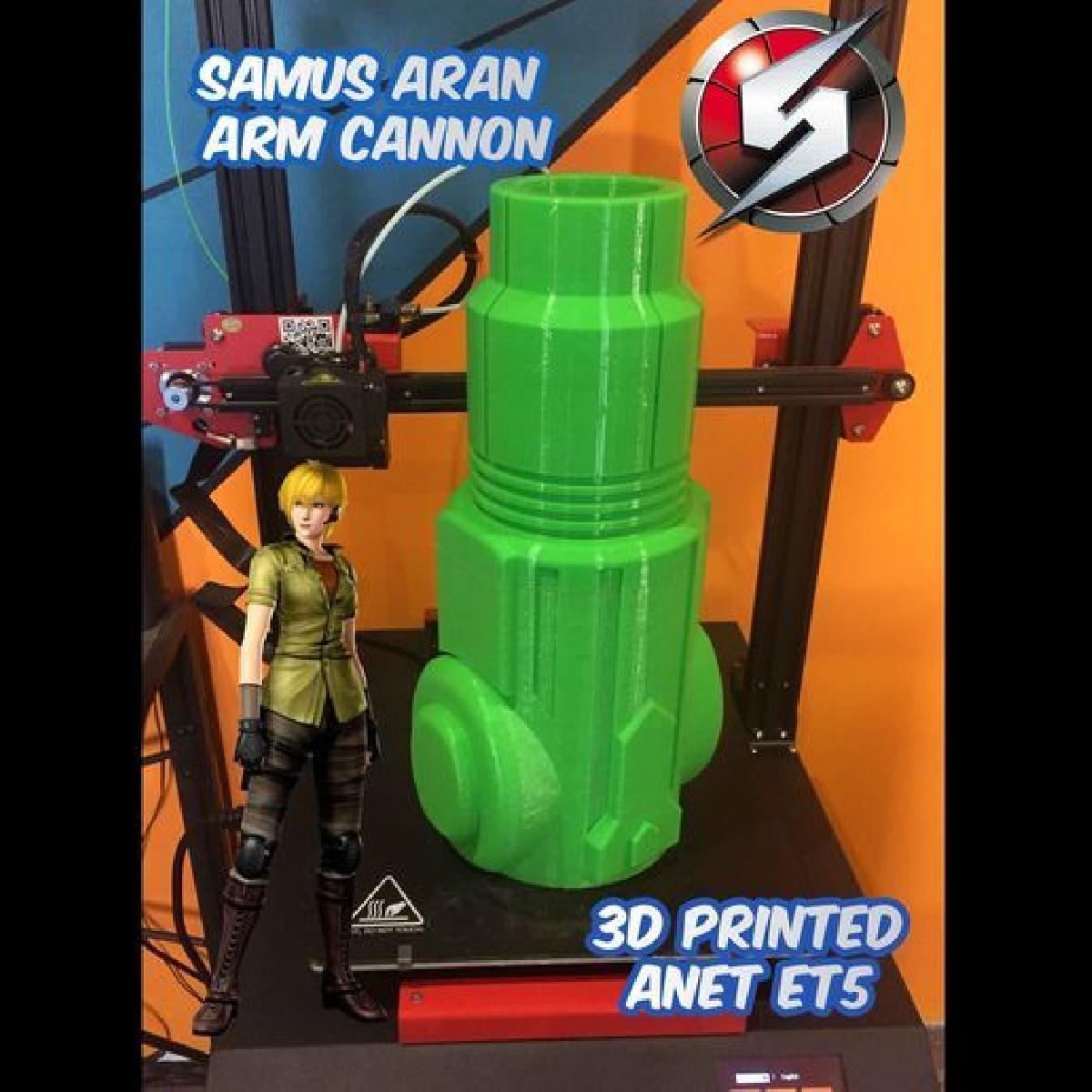 Canhao de Braco de Samus Aran Metroid