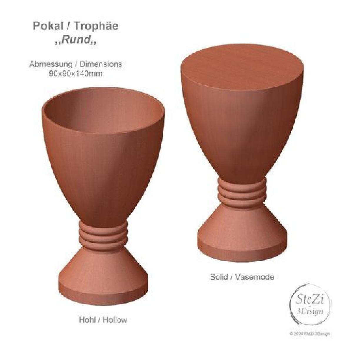 Copa / trofeu para a impressao de vaso / impressao rapida