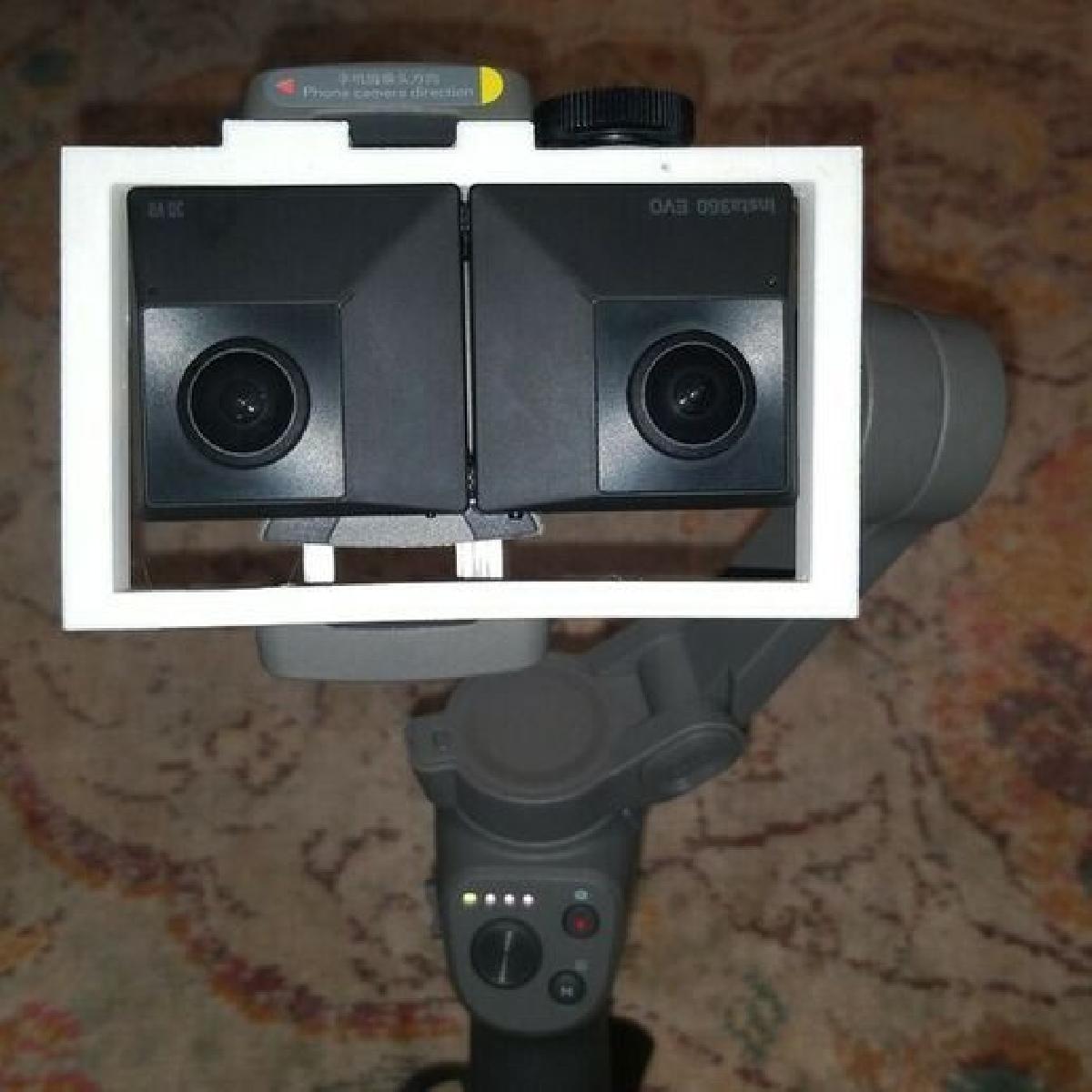 Suporte Insta360 Evo para DJI Osmo Mobile 3 (v5)
