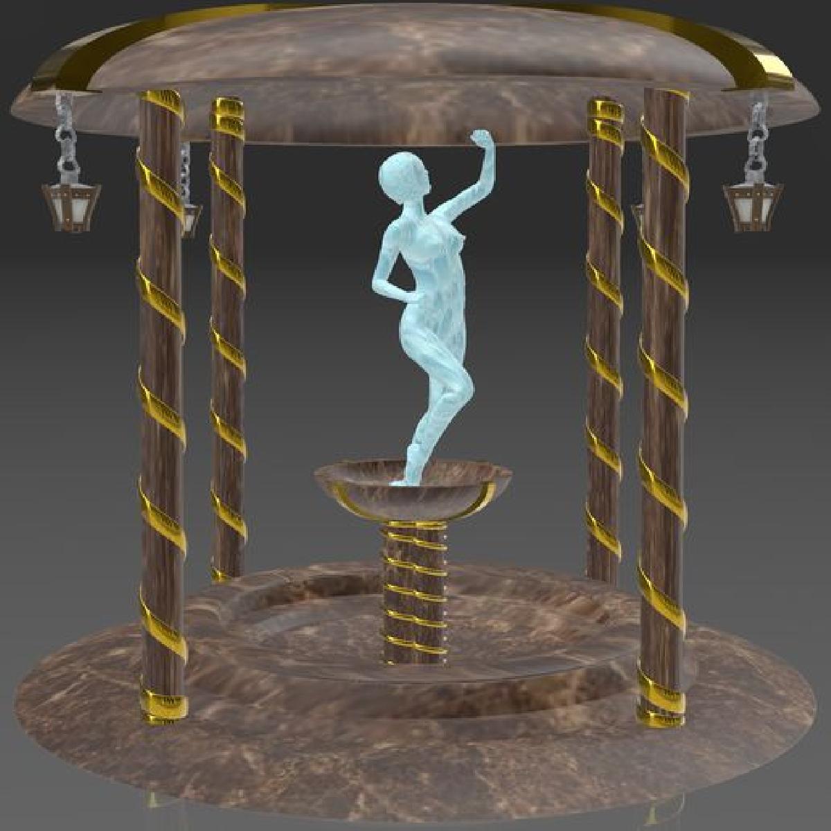 Pavilhao do jardim da Minou   escala 1:10