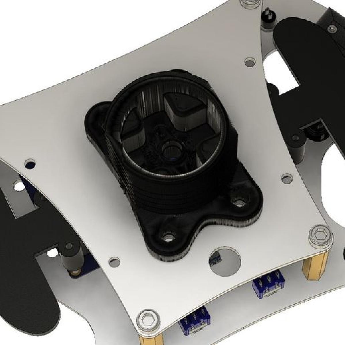 Adaptador de Hub RamjetX Thrustmaster T300 T500 TX TSPC 70mm (rotacionado em 90 graus   opcao de 4 parafusos para volantes de F1)