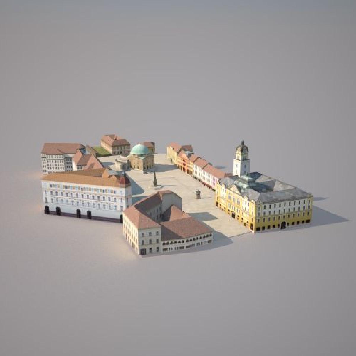 Szechenyi Square   Pecs, Hungria