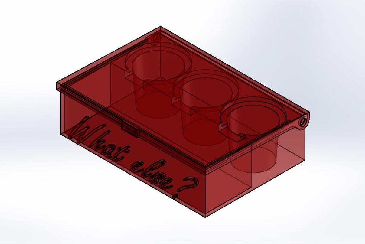 Caixa para 3 capsulas de cafe Nespresso.