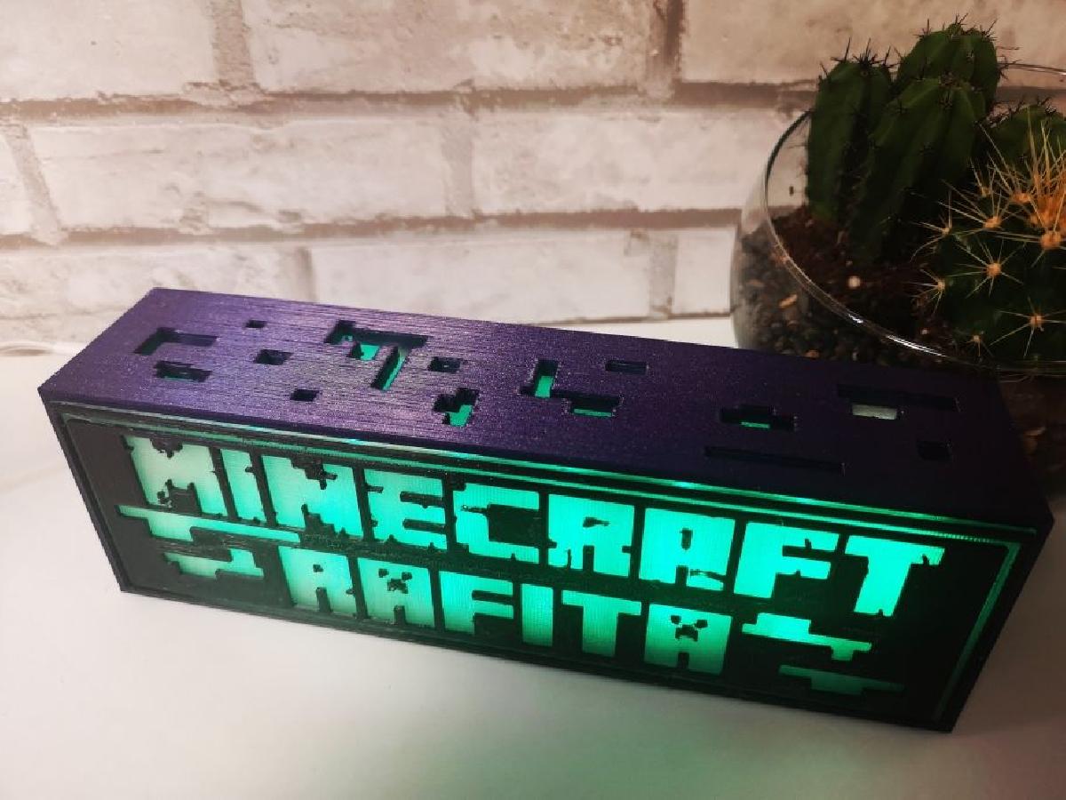 Lampada de Minecraft