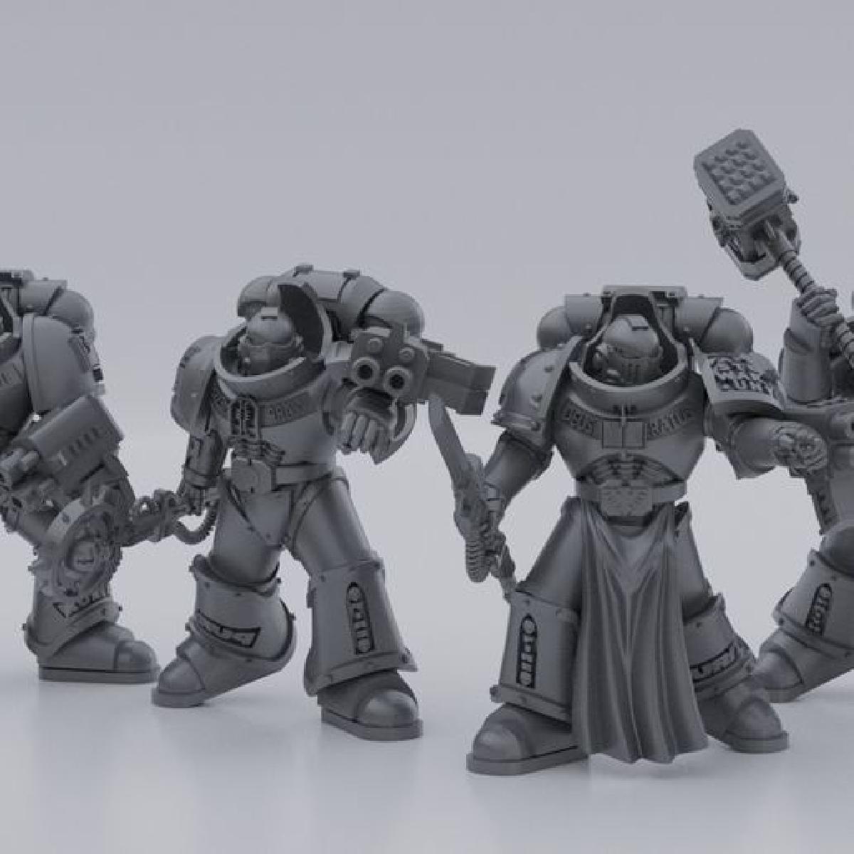 Remix da Equipe de Cavaleiros Espaciais Prateados Impressionantes