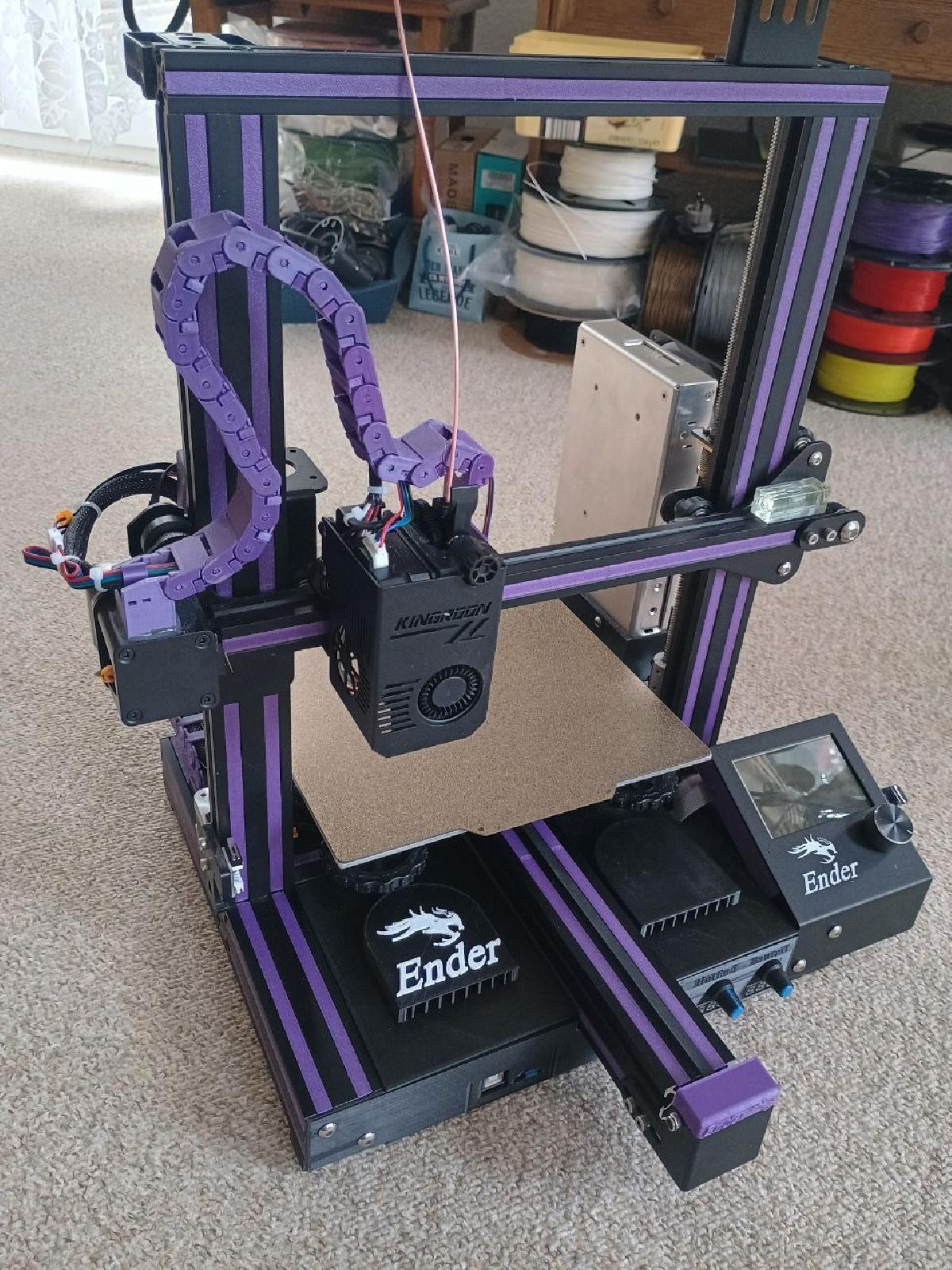 Ender 3 Pro Duas Eixos Z Super Silencioso   Edicao Milka v.2  