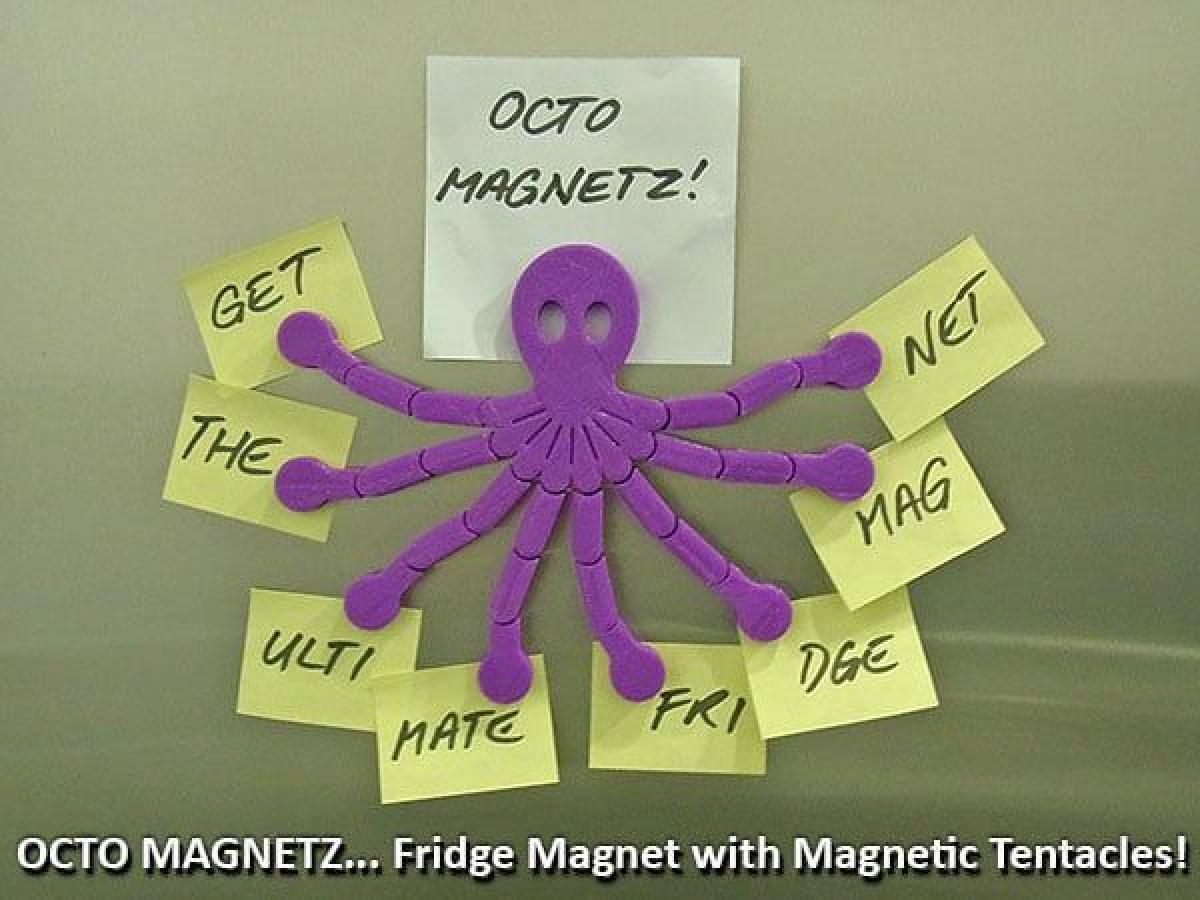 Octo Magnetz... o Ima de Geladeira Definitivo!
