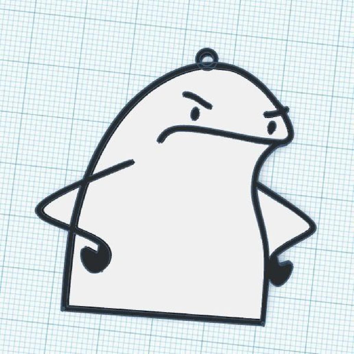 porta chaves deformado e irritado