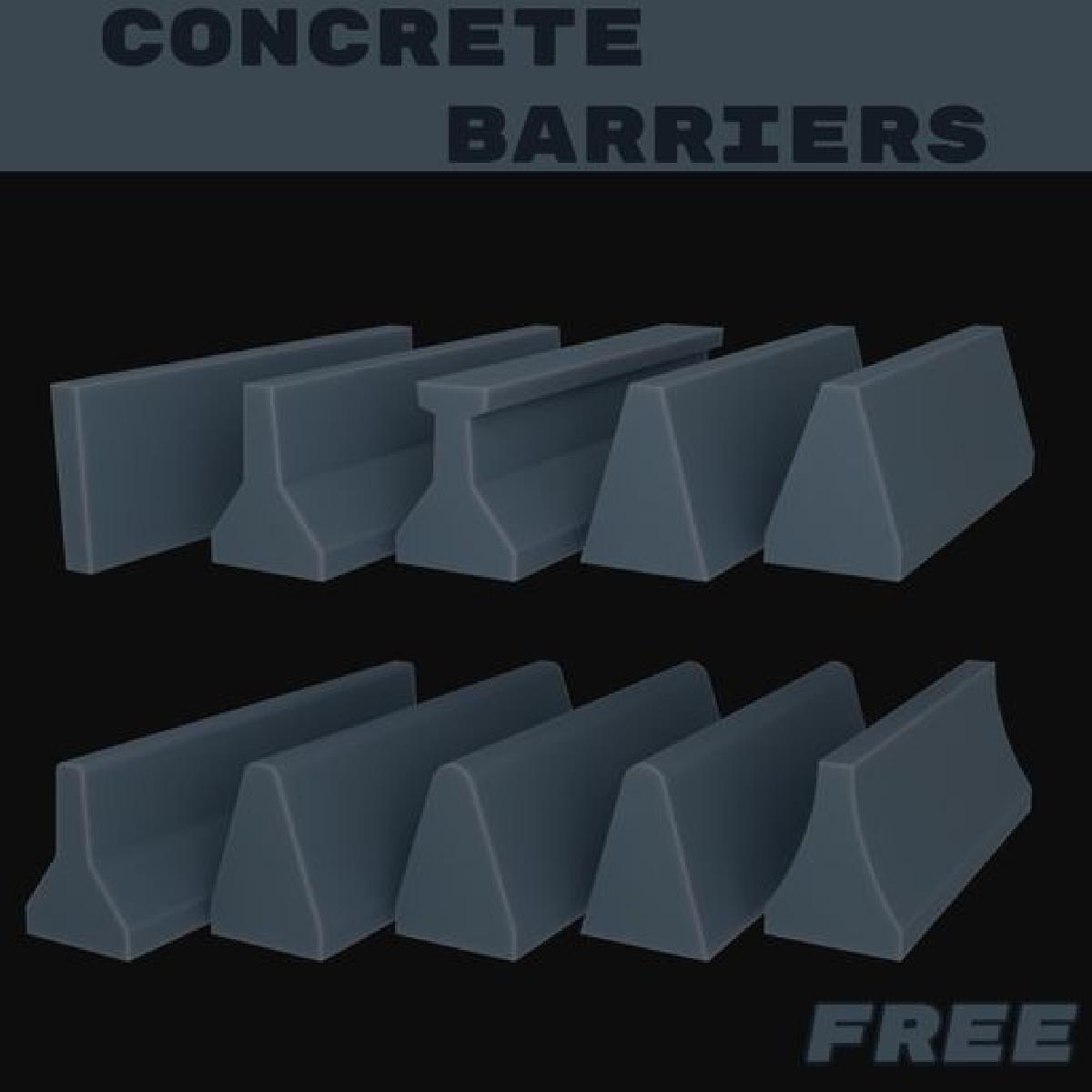 Barreiras de Concreto Gratuitas
