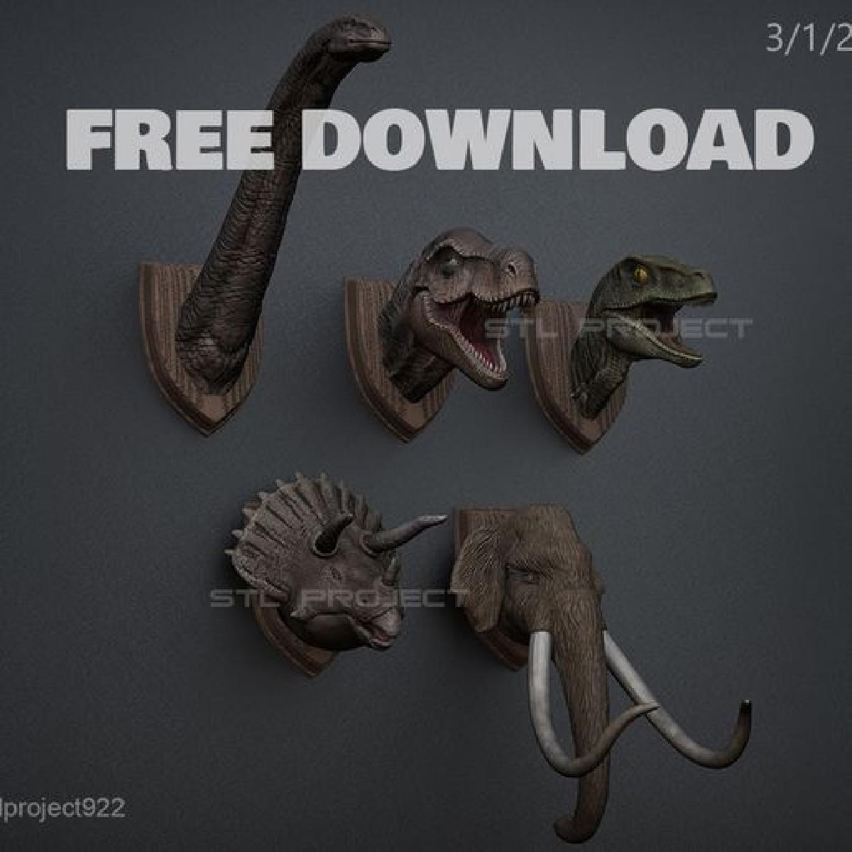 Dinossauros   Mural da Cabeca