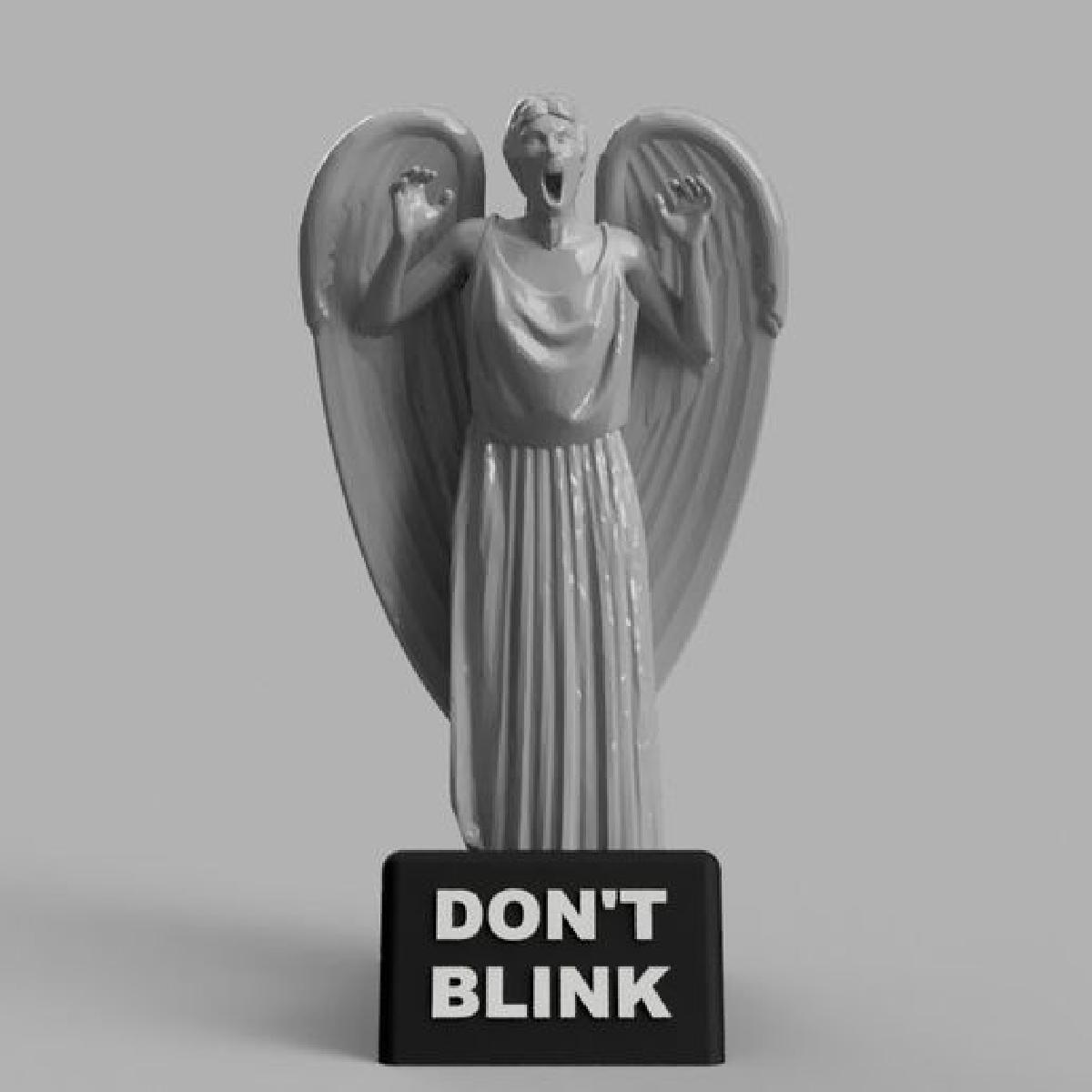 Doctor Who   Anjo Chorao com Base Iluminada
