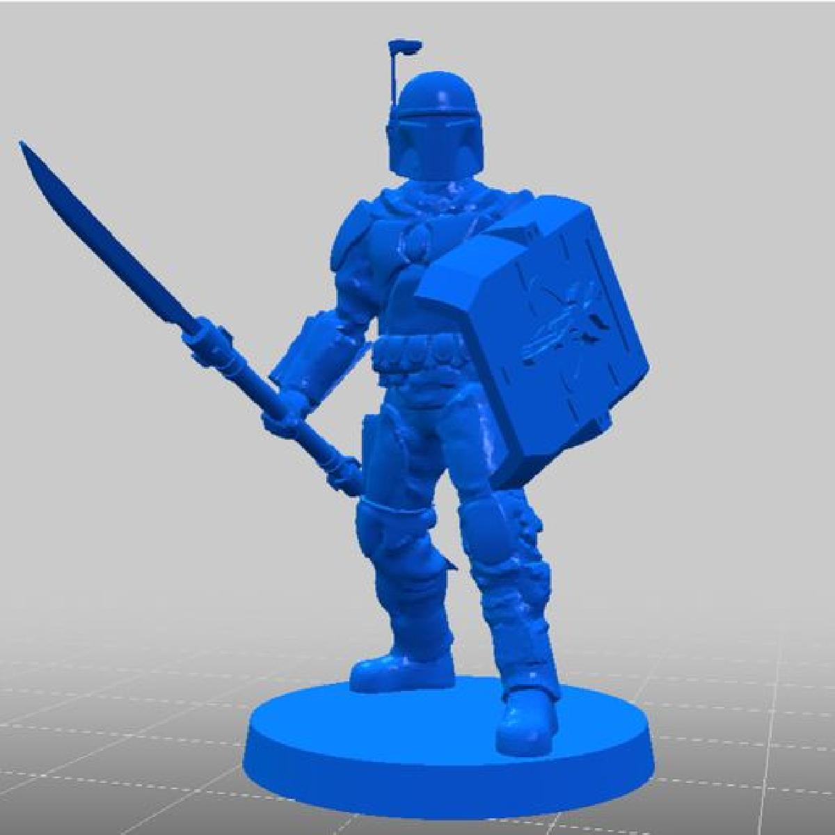 Mercenario Mandaloriano (Multiplas Variacoes)