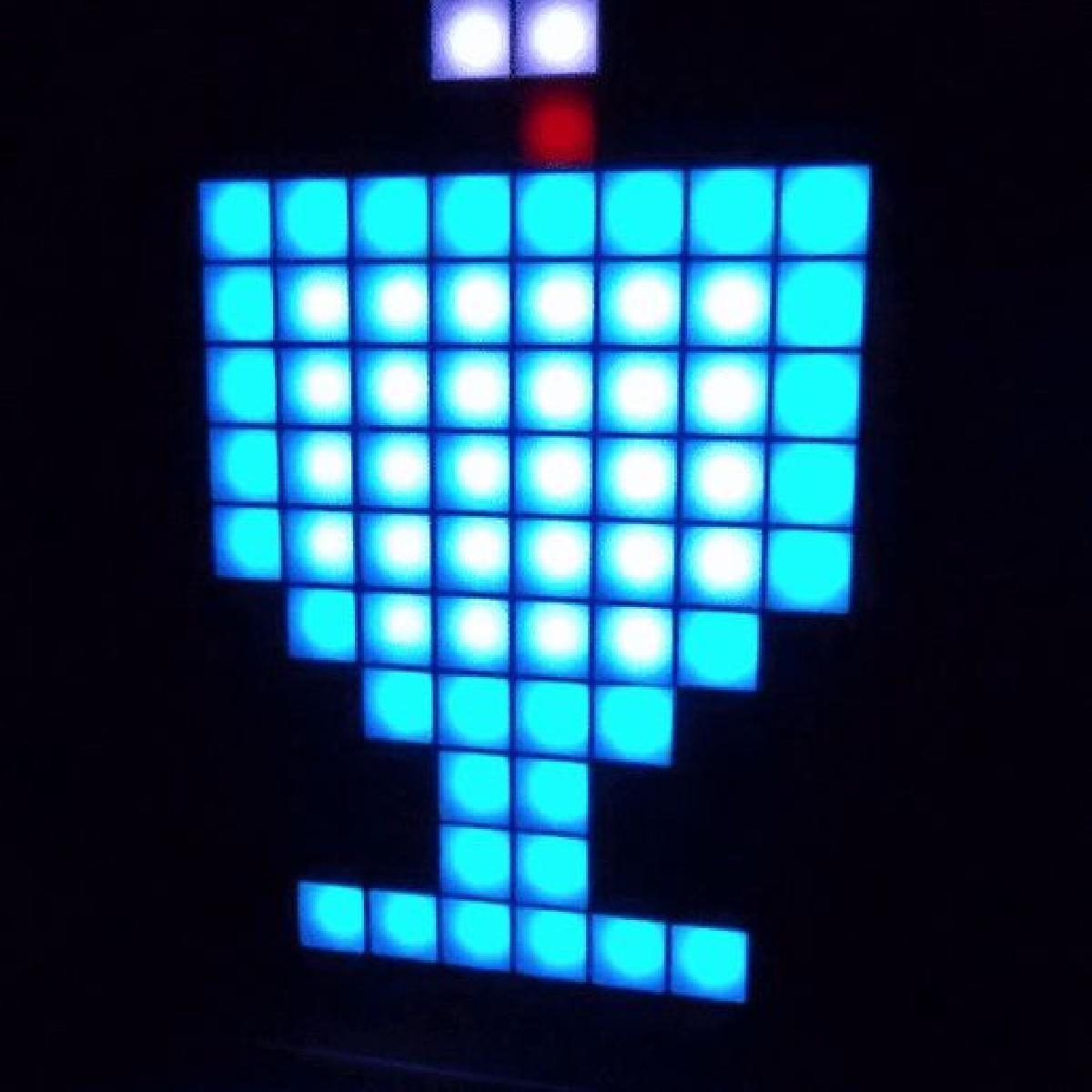 Matriz LED com ws2812b para fazer Pixel Art, Sprites e Animacoes