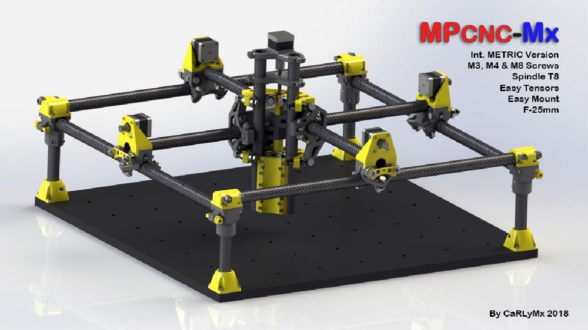 MPCNC Mx   Versao Metrica & F25mm [por CaRLyMx]