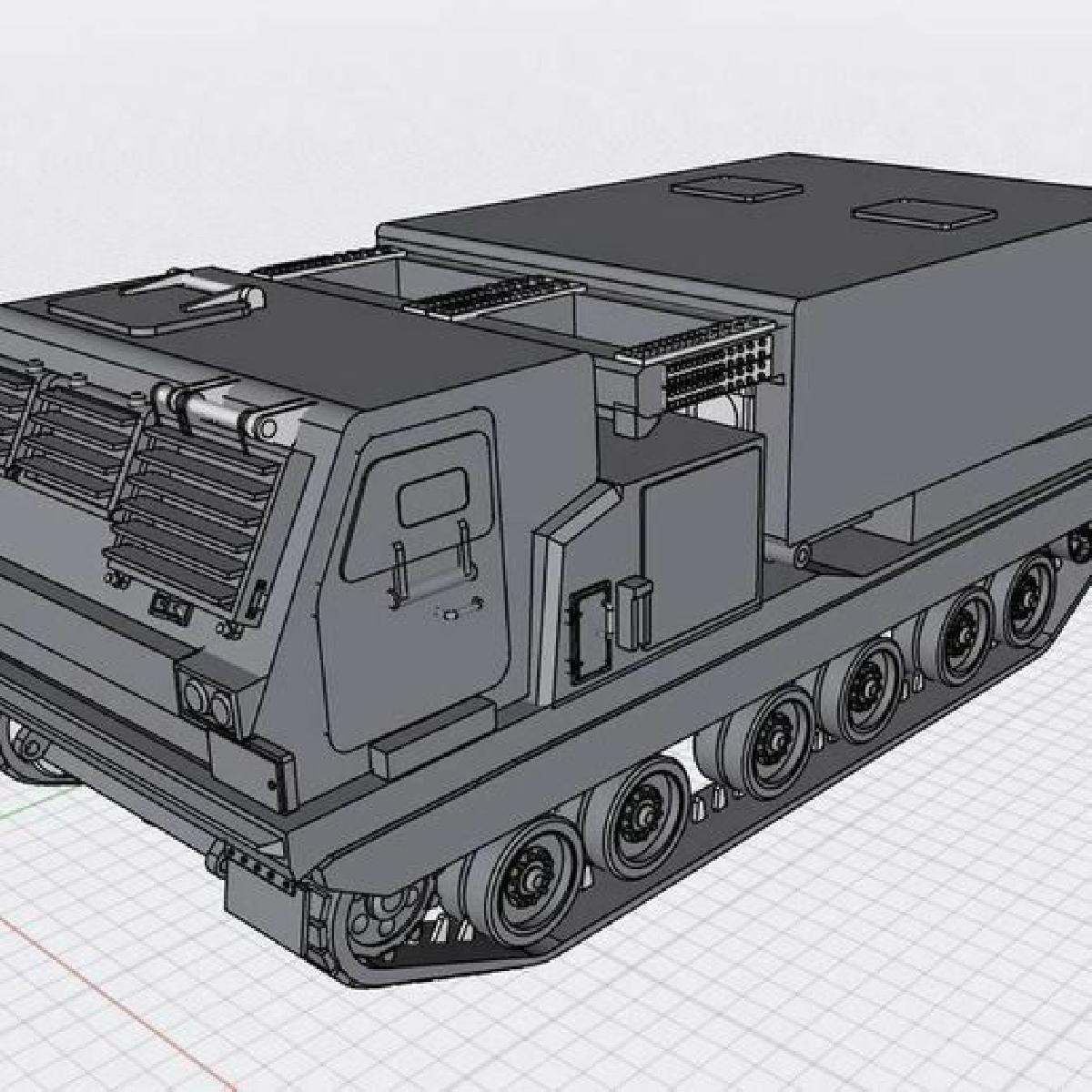 MLRS Lancador Multiplo de Foguetes
