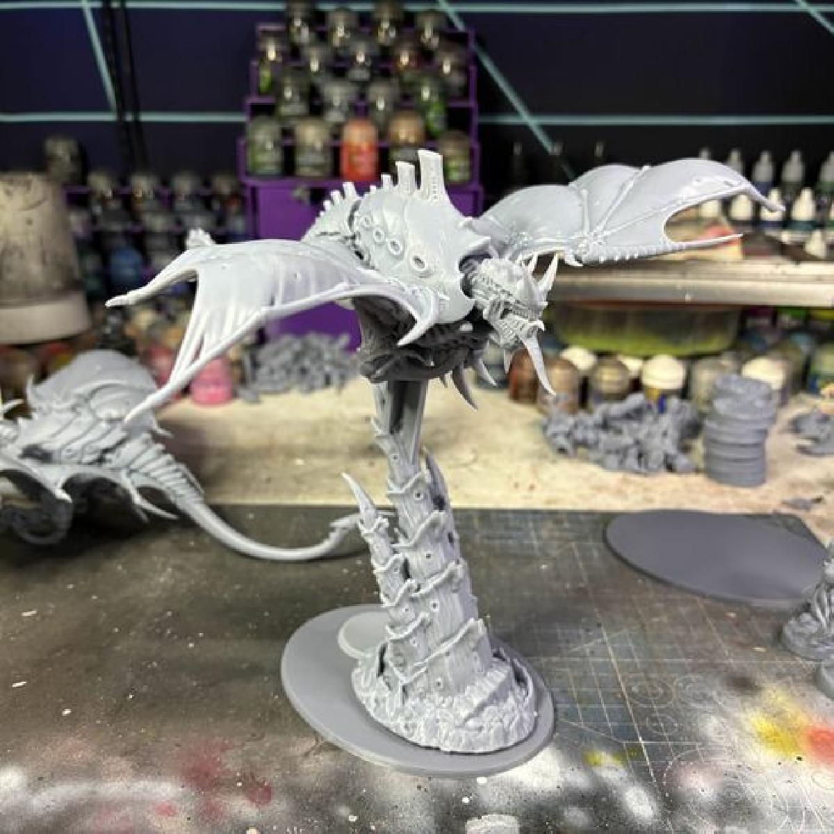 Suportes de voo grandes Tyranids 120x92mm