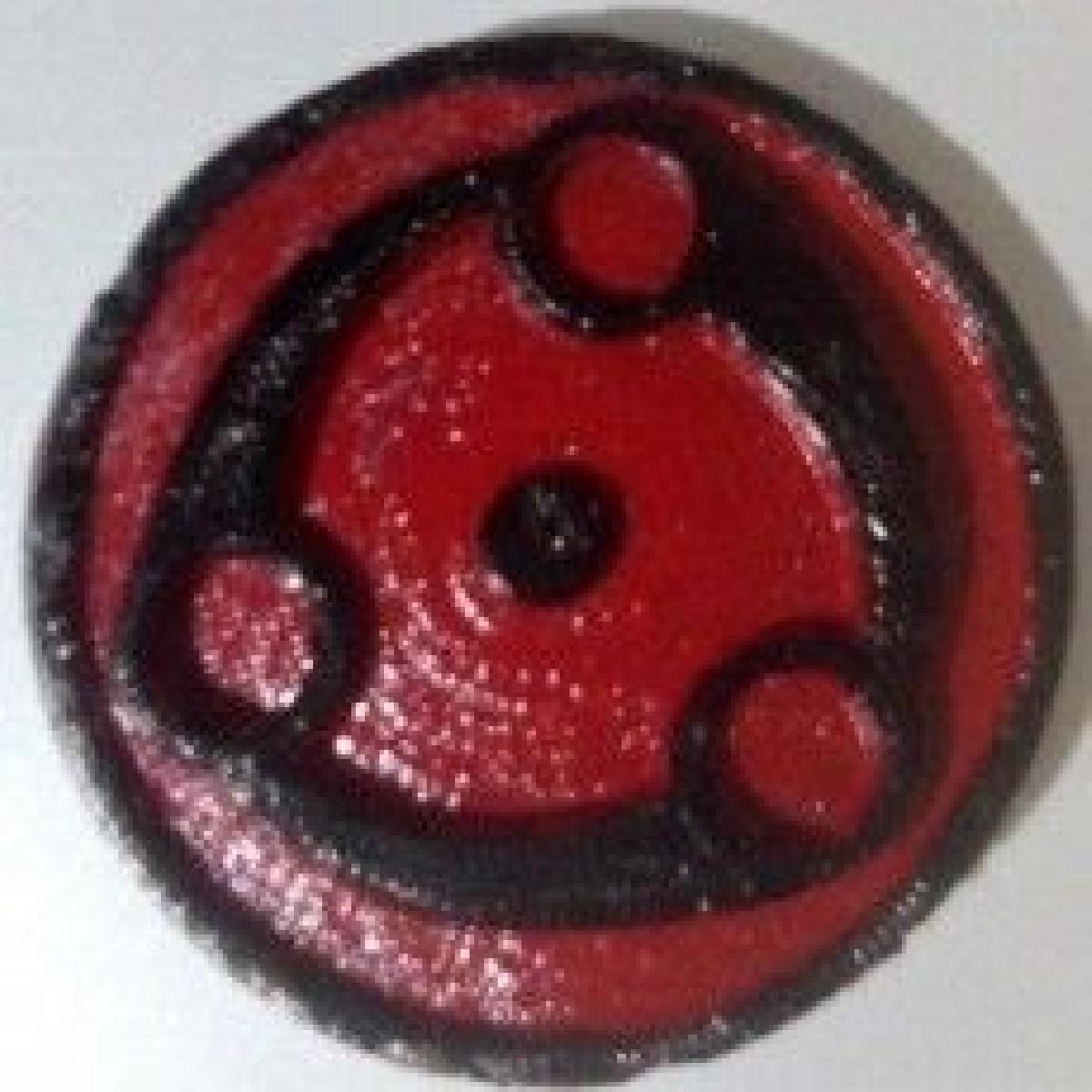 Olho do Mangekyou Sharingan do Madara para chaveiro ou pingente.