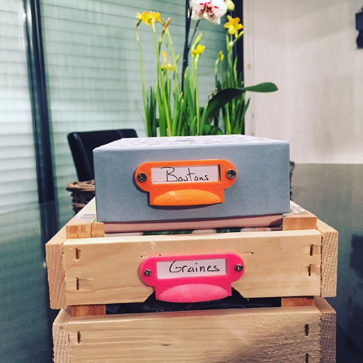 suporte de etiqueta para gaveta   alca de porta etiqueta