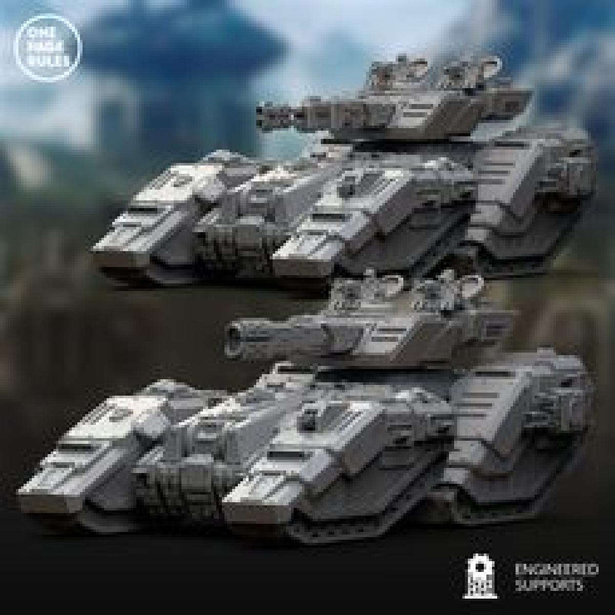Super Tanque de Batalha Pesado Forca de Defesa Humana