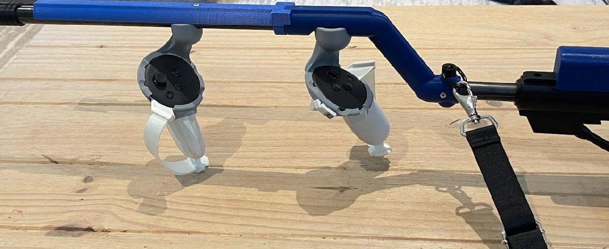 Suportes de controlador Quest 3 para arma magnetica (estilo Sanlaki)