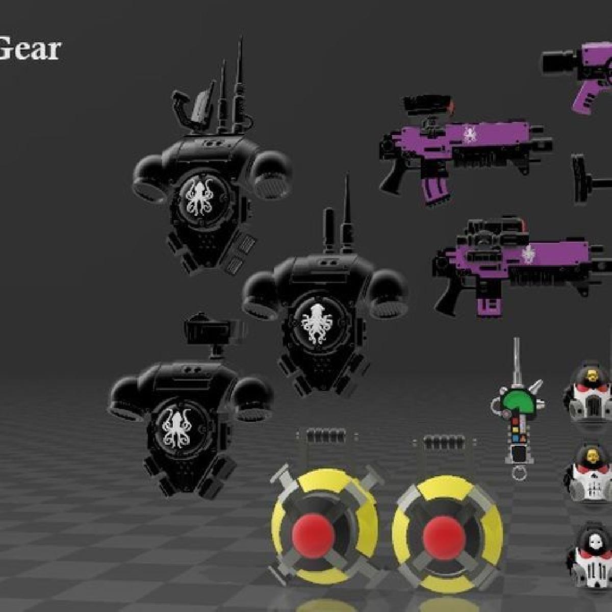 Equipamento de Patrulha de Lula Personalizado 1/18