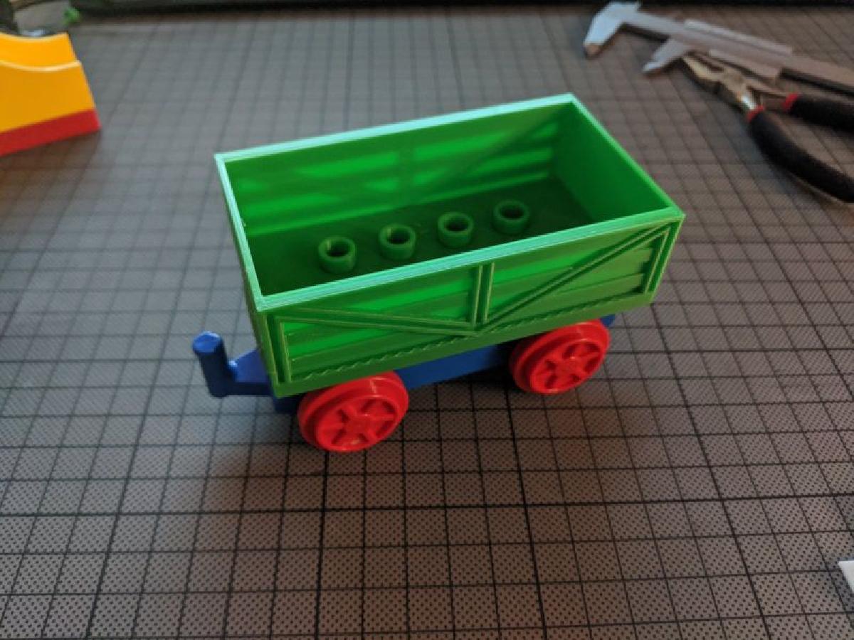 Teto do vagao de trem duplo