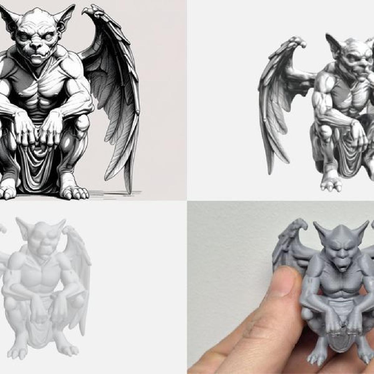 Artesanato Gargoyle AI