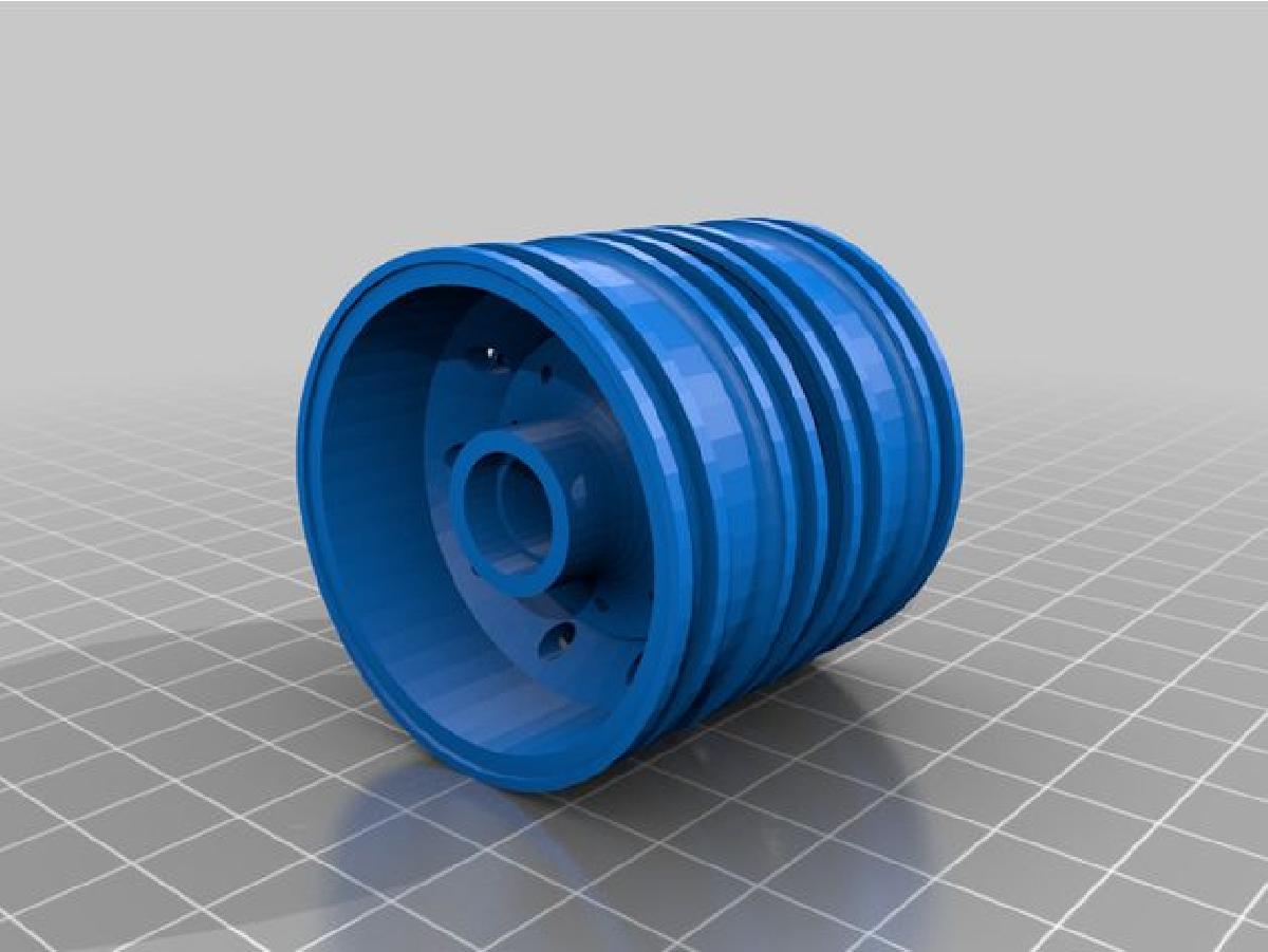 Wheel for tipped trailer